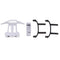 4PCS Anti-collosion Part A979-03 for Wltoys A979 RC Car Spare Parts