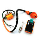 Performance Ignition Coil CDI Box Spark Plug 50cc-125cc ATV Dirt Bike Go Kart
