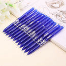 12Pcs Creative 0.5mm Magic Erasable Gel Pens Blue Ink Student Office Stationery