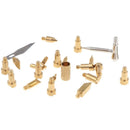 22PCS Wood Burning Tool Kits Craft Set Soldering Pyrography Art Pen Brass Tips,a