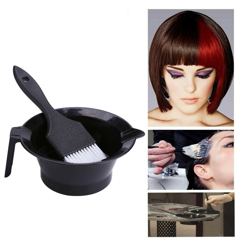 2pcs Hair Coloring Dyeing Tools Kit Bowl+Dyed Comb Brush Salon Hairdressing
