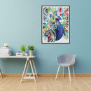 5D DIY Special Shaped Diamond Painting Peafowl Embroidery Mosaic Kit Decor
