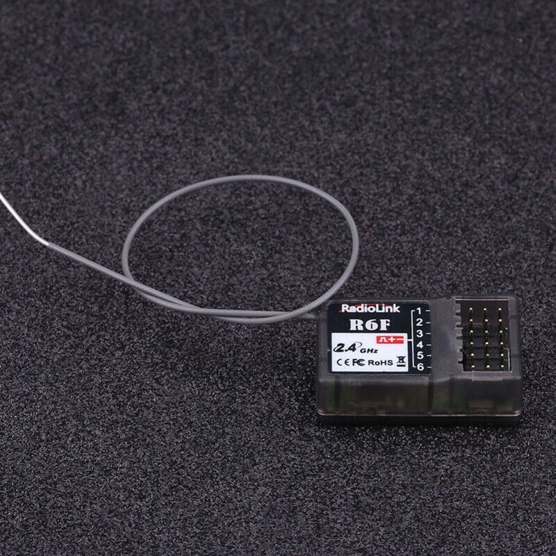 Radiolink R6F 6CH 2.4GHz RC Car and Boat Receiver for RC6GS RC4GS RC3S RC4G W9L1