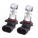 2pcs Ice Blue H10 9145 100W Auto Car Head Light Lamp LED Bulb Quick Response