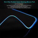 Gaming Mouse Pad RGB LED Light Color Switching For Computer Laptop Colorfull