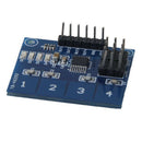 TTP224 4-channel digital touch sensor module Capacitive touch switch blue H5C5