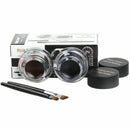 2 in 1 Brown + Black Gel Eyeliner Make Up Waterproof and Smudge-proof Set D G9E6