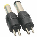 Universal 1 set = 8pcs / set 5pin Jack Plugs DC for Laptop AC Power Adapter H2C3