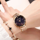 Hannah Martin Japan Movement Night Flash Starry Sky Dial Stainless Steel Wa H7C8