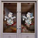 Christmas Tree Glass Showcase Waterproof Wall Crystal Window Stickers (D)