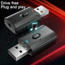 Bluetooth 5.0 Receiver Transmitter AUX RCA USB Jack Durable Audio PC Car R3 N1G8