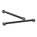 2x Black Steering Tie Rods Servo Link Linkage Accs for 1/10 RC WLtoys Cars