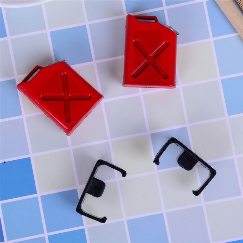 2Pcs rc rock crawler 1:10 accessories mini fuel tank for cc01 axial scx10M&