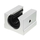 2Pcs 16mm SBR16UU Aluminum Open Linear Router Motion Bearing Solide Block U K7Z5