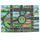 City Traffic Road Carpet Playmat Rug For Cars & Train Game Toys Baby Children