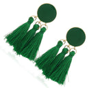 Tassel Earrings Round Drop Earrings For Women Wedding Long Fringed Earrings D3Z6