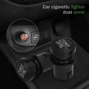 2pcs Automobile Charger Power Adapter Plug Car Power Adapter Dust Cover