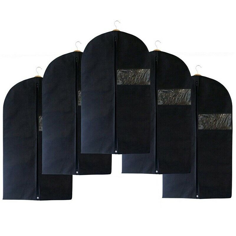 Garment Bags - Breathable Garment Bag Covers Set of 5 for Suit Carriers, Dr I9T1