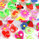 10Pcs LED Light Up Flashing Finger Rings Party Favors Glow Kids Children Toys