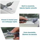 Kitchen Cleaning Brush - Washable Dishwashing Sponge with Liquid Reservoir