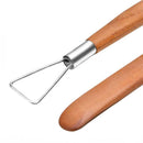 5pcs Wooden Pottery Ceramics Clay Sculpture Wax Tools Set DIY Shaper