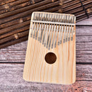 17 Keys Kalimba African Solid Pine Wood Thumb Piano Finger Percussion .AUA Gw