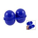 Camping Kitchen Plastic Folding Egg Tray Box Case Holder Blue