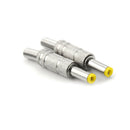 Metal  5.5x2.1mm/5.5mm * 2.5mm  DC Power Male Plug Jack Adapter Connector  LJ