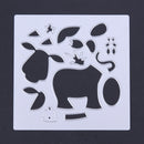 Dairy Cattle Cow Craft Puzzle Die Cutting Stencil Scrapbooking DIY Decor