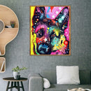 5D DIY Full Drill Diamond Painting Dog Cross Stitch Embroidery Kit (Dog05)