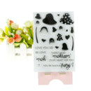 Lovely Mushroom Scrapbooking Album Card Decor Diary Craft Clear Stamps NT 3c