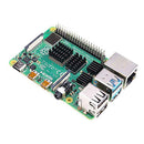 4Pcs Aluminum Alloy Heatsink Cooler Circuit Board Cooling for Raspberry Pi Black