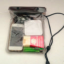 Mobile Phone Pouch Touch Screen Transparent Plastic Cell Phone Case for Swimming