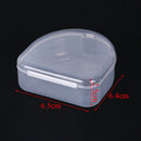 1pc dental box denture teeth storage case mouth guard container 6.4x6.5x2. SP