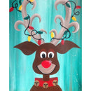 Christmas Sheep Diamond Painting 5D DIY Full Round Drill Wall Arts (B2478) A