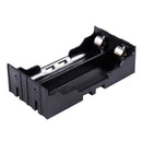 Black Battery Holder 4 Pins for 2x18650 Rechargeable Li-ion Batteries