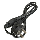 1M EU 3 Prong 2 Pin AC Laptop Power Cord Adapter Cable Black  A