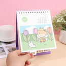 1PCS 2021 Calendar Cute Monthly Calendar Student Memo Multifunctional Plan S Ew