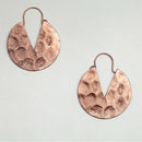 Simple Geometric Drop Earrings Retro Round Dangles Hoops Women Unique Boho