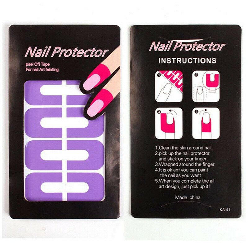 Varnish Nail Polish Glue Anti-overflow Spill Proof Manicure Protector Tools S4C3