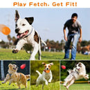 Dog Squeaky Toys Ball - Puppy Chew Toys for Playtime and Teeth Cleaning, In