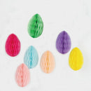 14PCS Easter Egg Silhouette Hanging Decorations - Honeycomb Hanging Paper BaF7O9