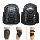 2pcs Durable Gel Filled Knee Leg Pads Silicone Protect with Adjustable Strap