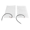 2pcs Carbon Fiber 12V Car Heated Seat Pads Covers Seat Warmer Mats for Winter