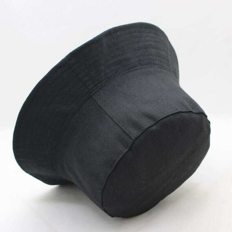 4X(Canvas Fisherman Hat Unisex Printed Coconut Tree Double-Sided Wearing CaH2B3)
