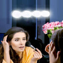 White Light Makeup Mirror Front 4 Lights with Dry Battery USB Plug-In Dual-