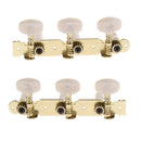 2 X Machine Head With Fixing Screws And Clamps Tuning For Electric Bass Guitar