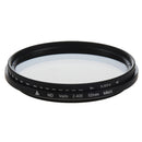52mm Adjustable Neutral Density ND Fader Filter ND2 ND4 ND8 to ND400