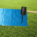 100Pcs Plastic Garden Cover Cloth Securing Stakes Spikes Lawn Pins Pegs Sod