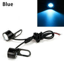 2Pcs 12V Motorcycle Rearview Mirror Decor Eagle Eye 3 LED Conatant Bright BlJ Gw